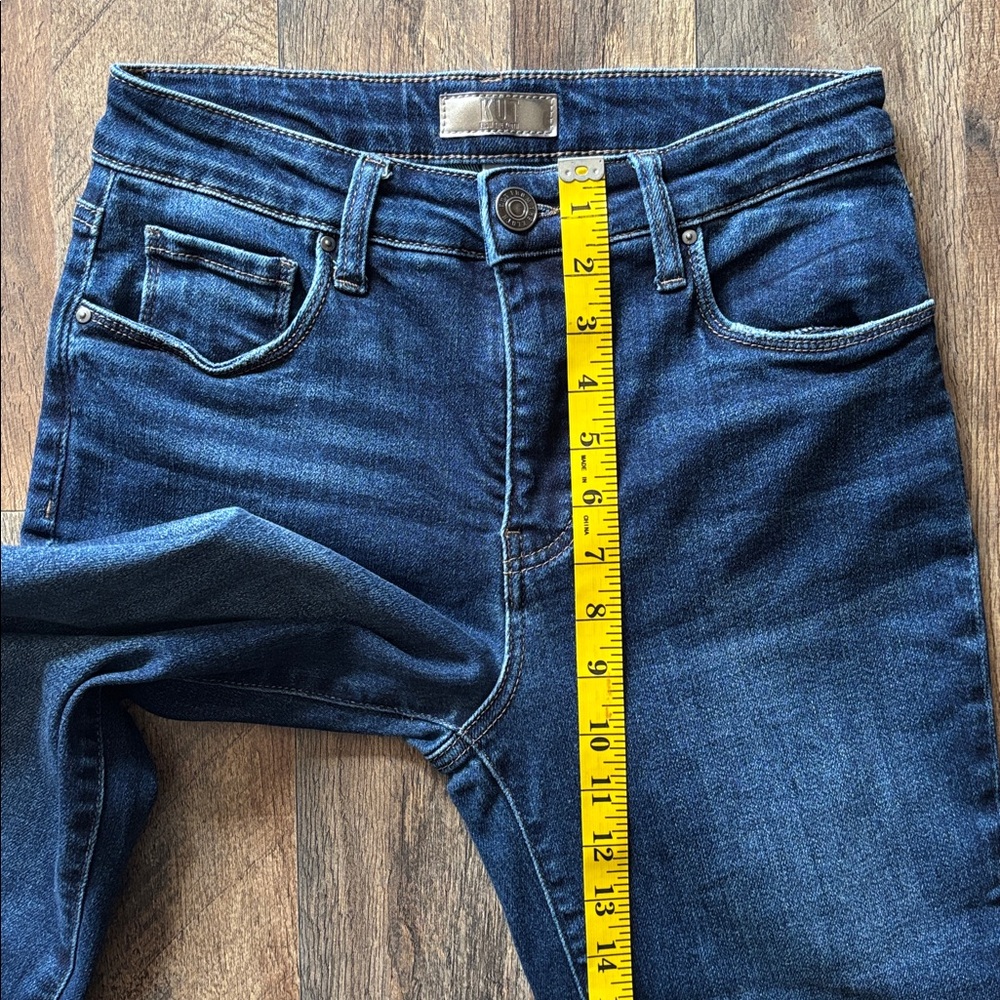 Kut from the Kloth Reese High Rise Fab Ab Ankle Straight Leg Jeans size 2 - Picture 4 of 10